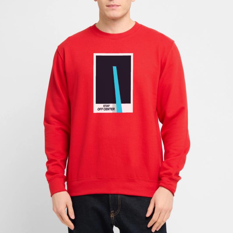 Reste hors du centre. Déclaration de conception moderne Sweat-shirt Unisexe