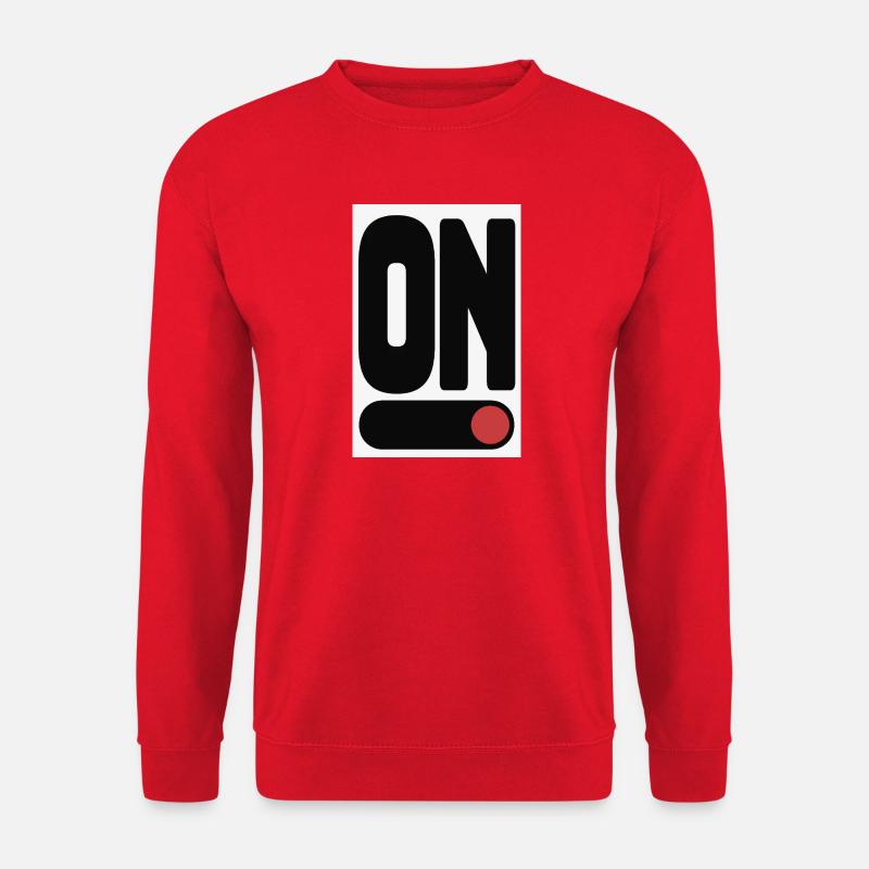 ON Statement Plakat Minimalistisk Design - Unisex sweater - rød