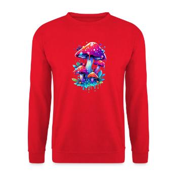 Pilz - Unisex Pullover - Rot - Vorne - Alina (178cm) & Michal (187cm)