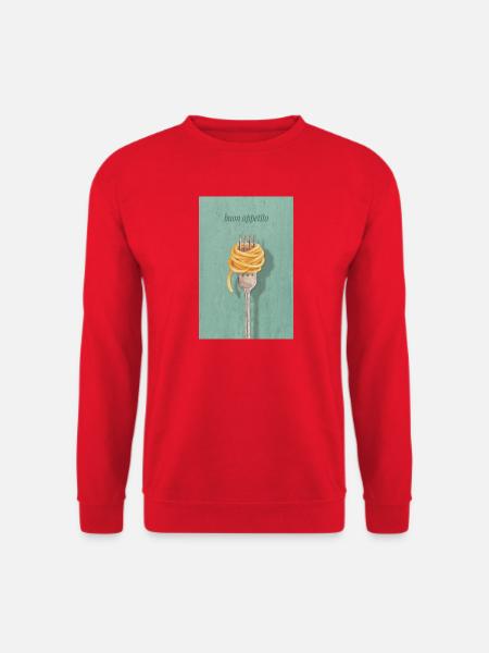Buon Appetito Pasta Design Italy Kitchen - Unisex Sweatshirt - red