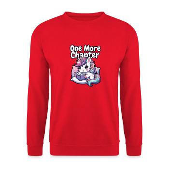 One More Chapter Unicorn Cozy - Unisex Sweatshirt - red - Front - Alina (178cm) & Michal (187cm)