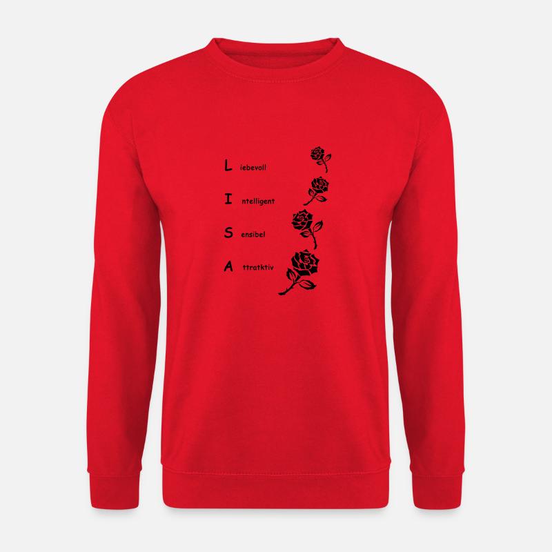 Lisa - Unisex Sweatshirt - red
