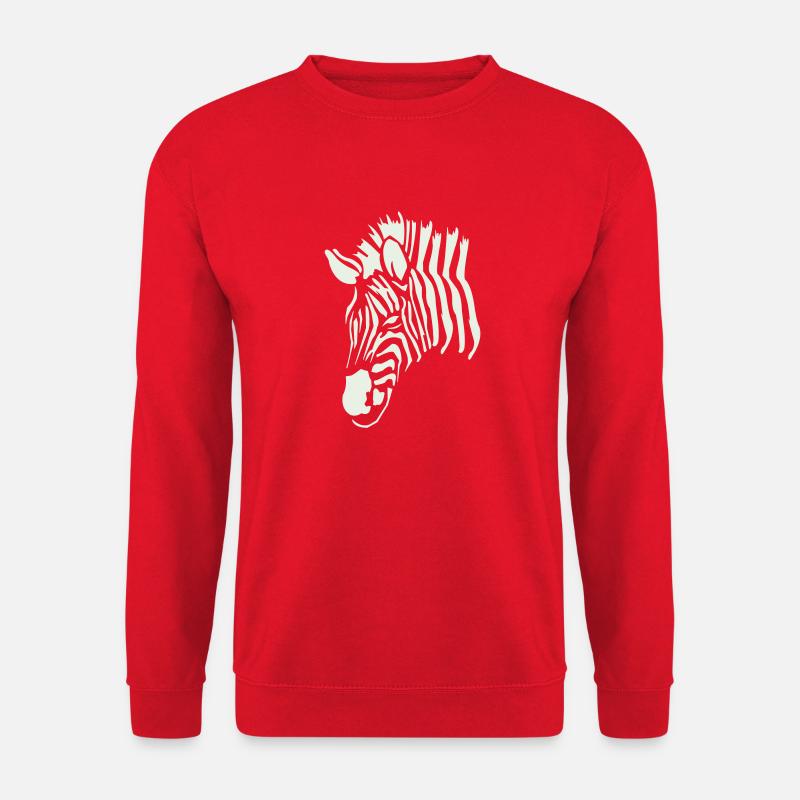 zebra 1 - Unisex Pullover - Rot