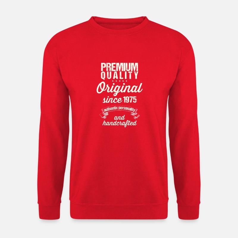 Jahrgang 1975 - Unisex Pullover - Rot