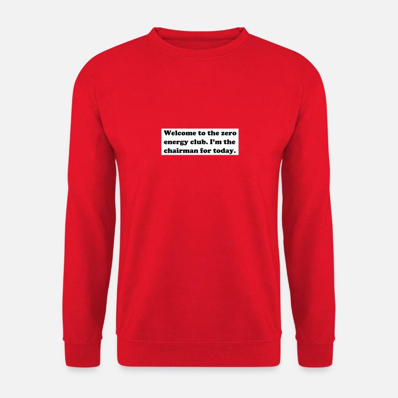 Null Energie - Unisex Pullover - Rot