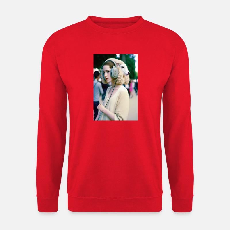 Anthropomorphic 10 - Unisex Sweatshirt - red