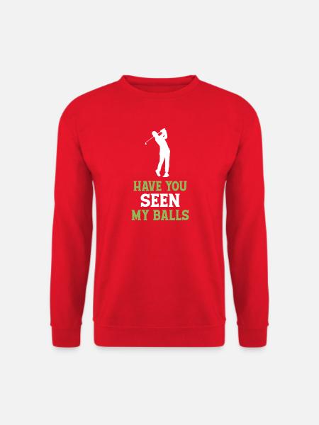 Golf - Avez-vous vu mes balles - Sweat-shirt Unisexe - rouge