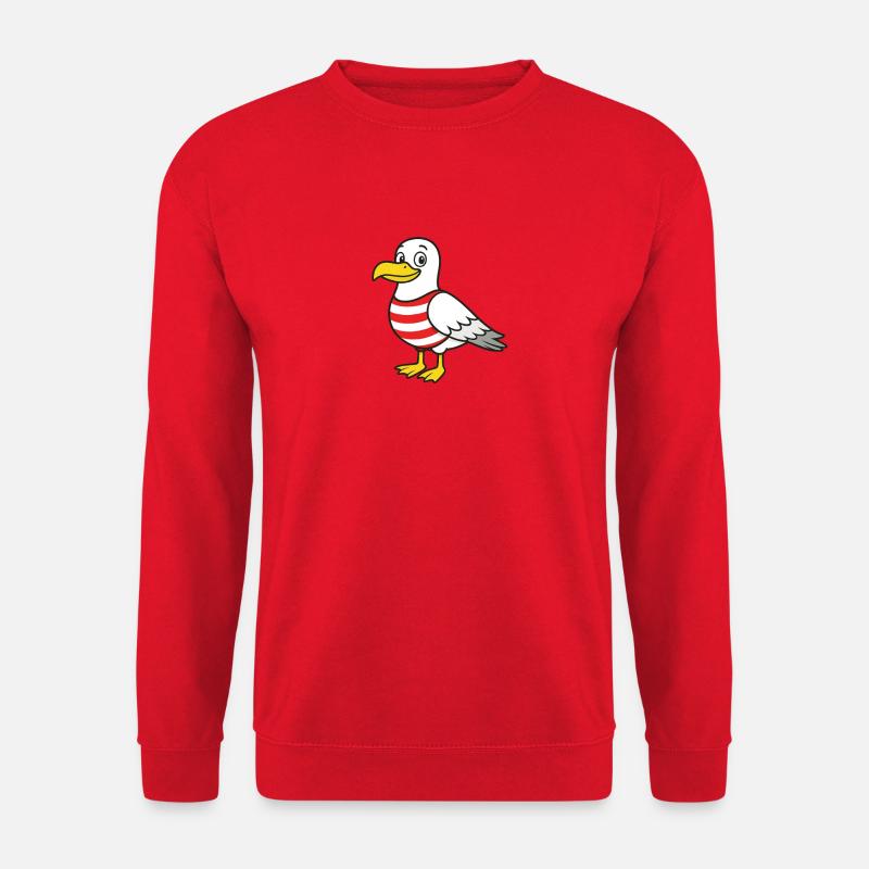Möwe  - Unisex Pullover - Rot