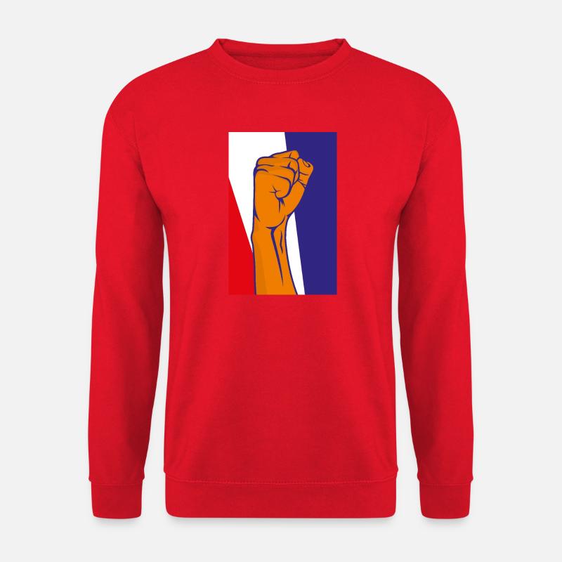 Kampfgeist Faust Illustration - Unisex Pullover - Rot