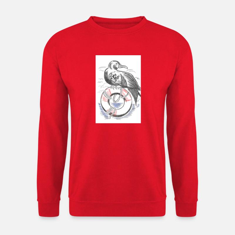 Möwe - Unisex Pullover - Rot