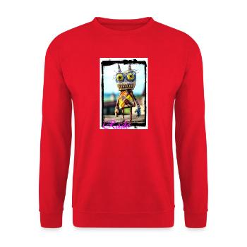 Création artistique de poupée de chiffon King City - Sweat-shirt Unisexe - rouge - Devant - Alina (178cm) & Michal (187cm)