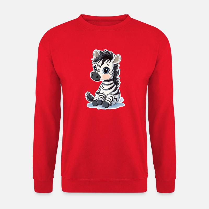 Zebra - Unisex Pullover - Rot
