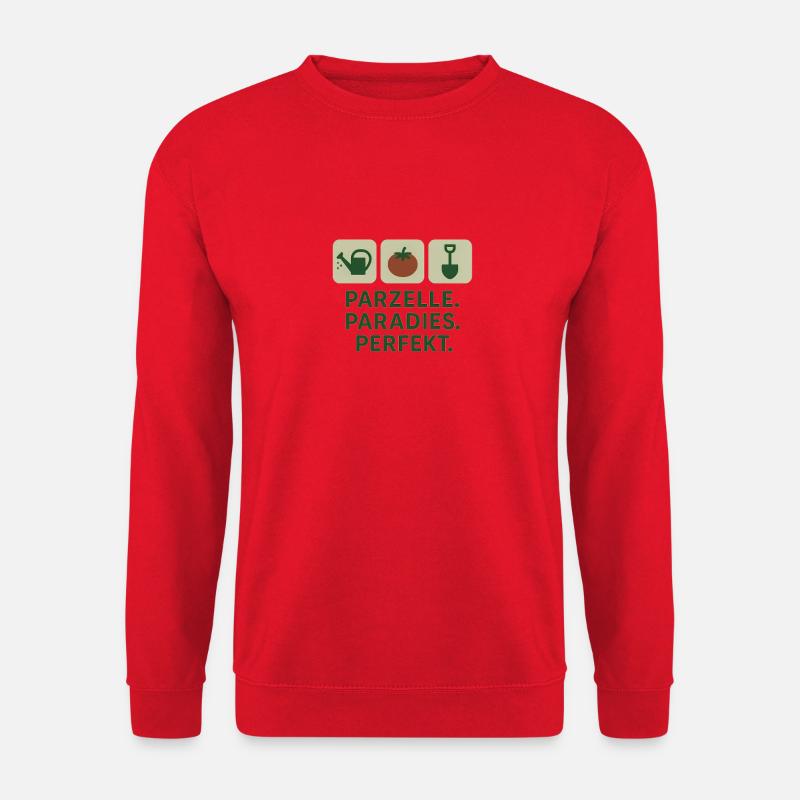Parzelle Paradies Perfekt - Unisex Pullover - Rot