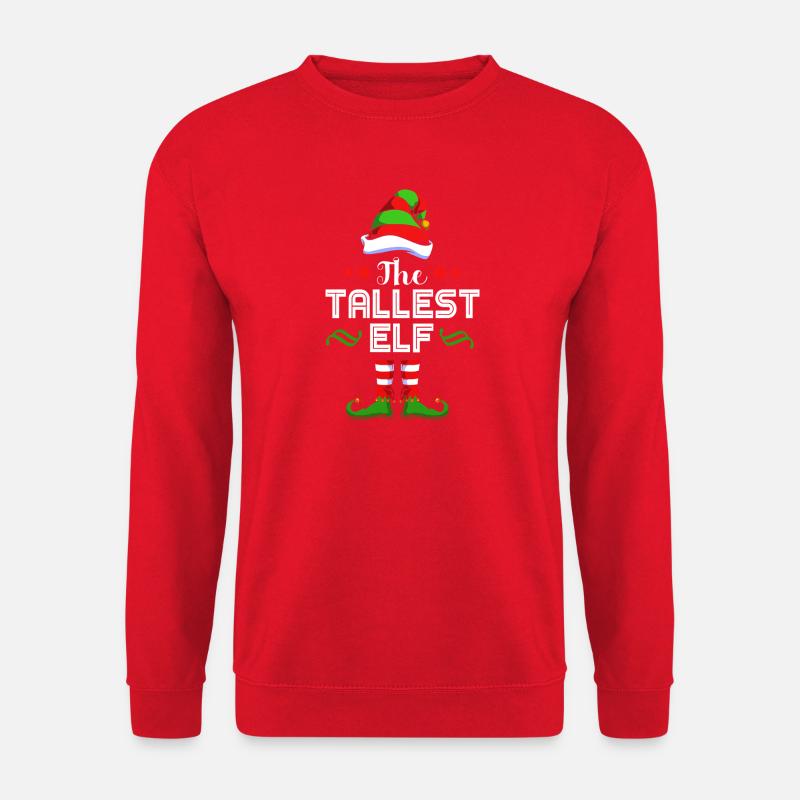 Elfe Elf Weihnachtsgeschenk - Unisex Pullover - Rot