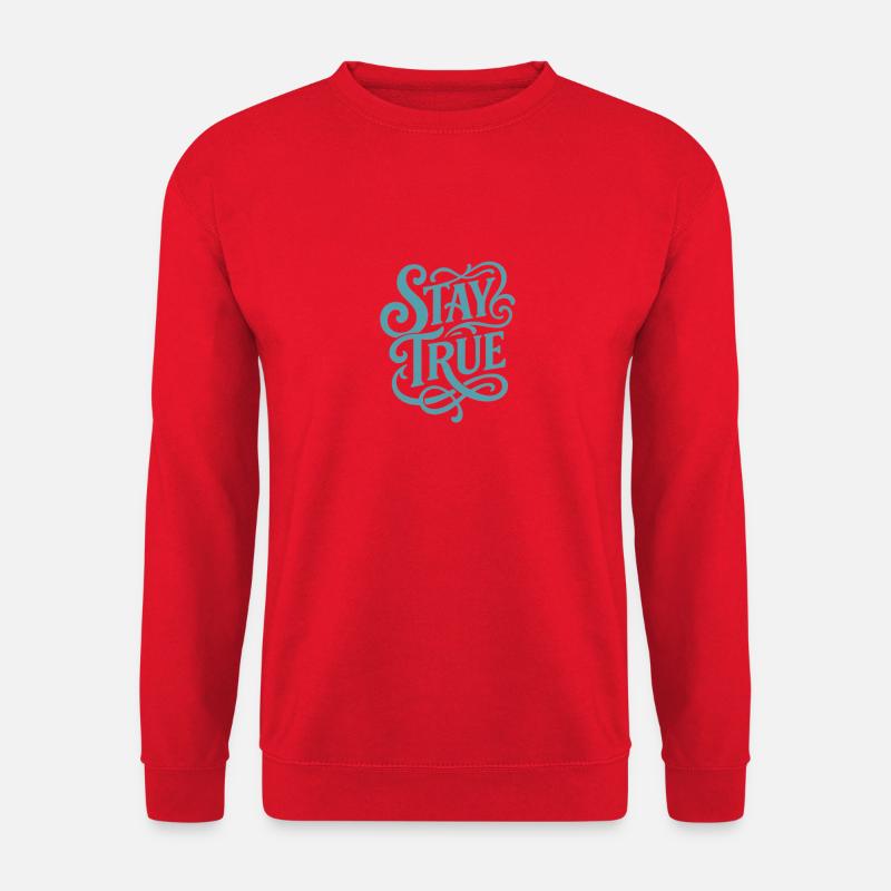Stad True Typography Swing - Unisex Sweatshirt - red