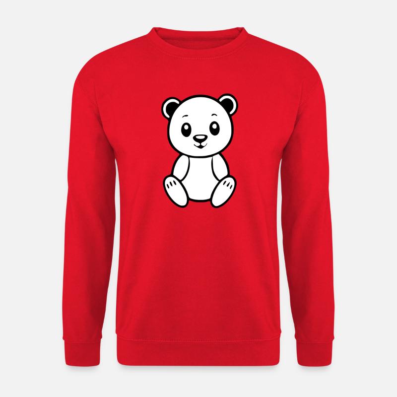 Bär Bärchen T-shirt Geschenk - Unisex Pullover - Rot