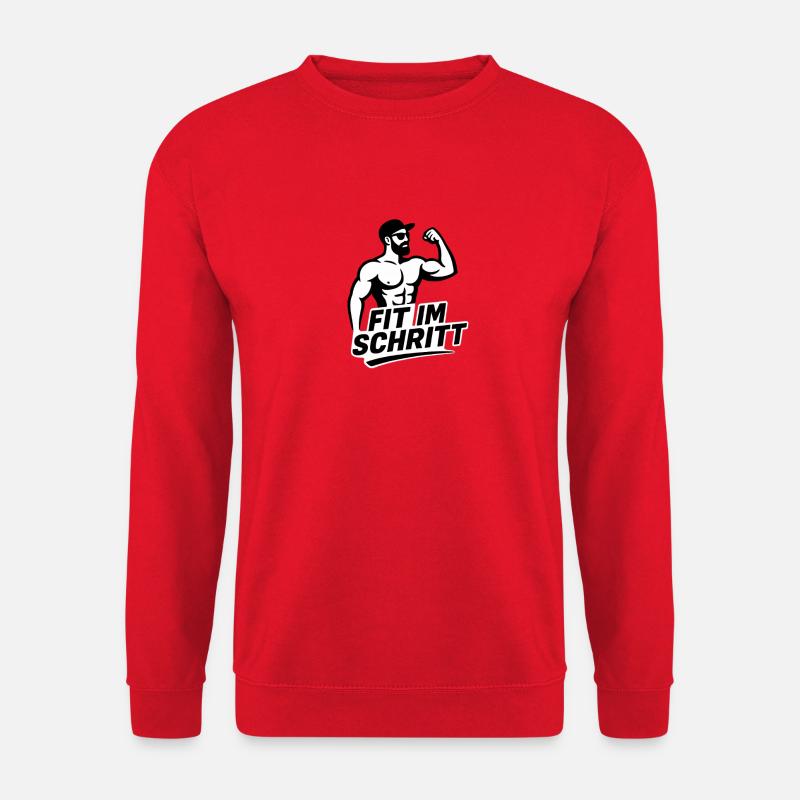 Fueled by Protein and Rage  - Unisex Pullover - Rot