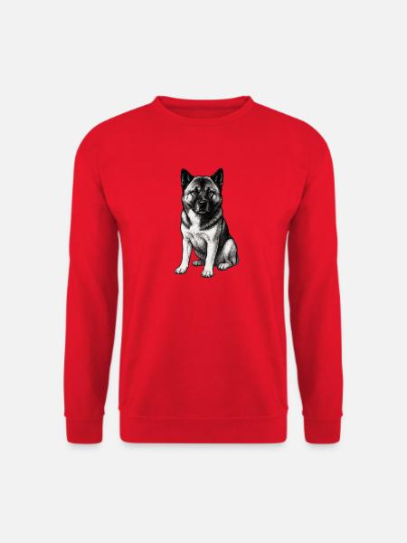 American Akita Holly - Unisex Pullover - Rot