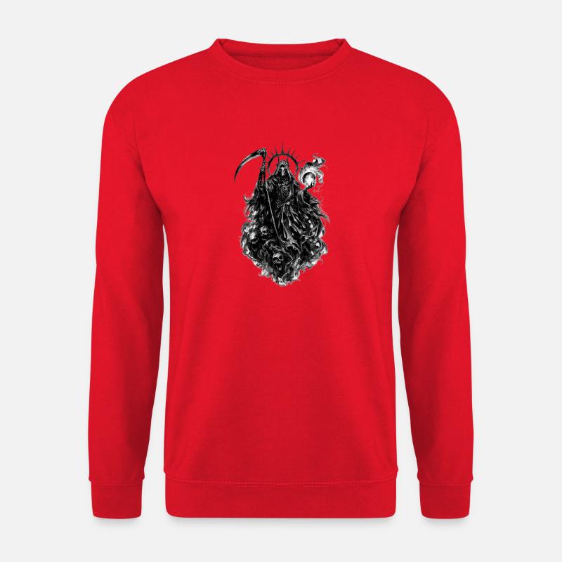 Schatten-Todesbote Gothic - Unisex Pullover - Rot