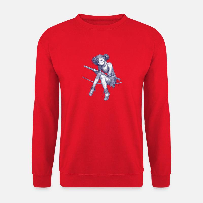 Rope acrobat in dreadpunk - Unisex Sweatshirt - red