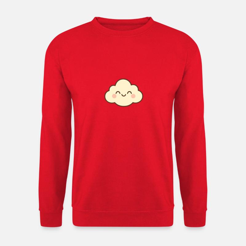Cloud Sweet Smile - Unisex Pullover - Rot