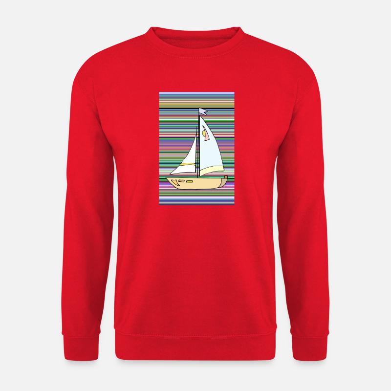Segelboot - Unisex Pullover - Rot