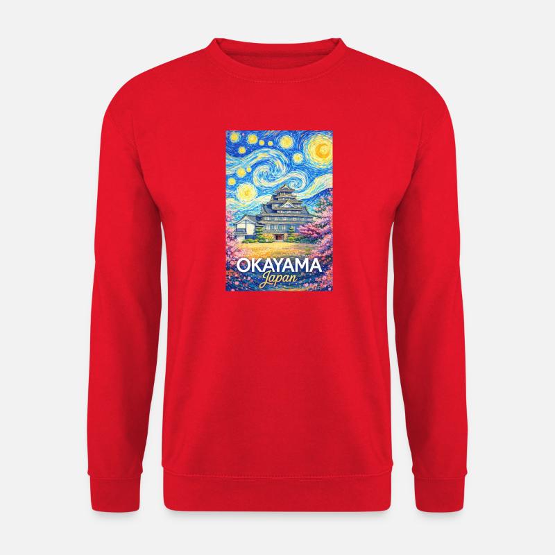 Okayama Japan - Unisex sweater - rød