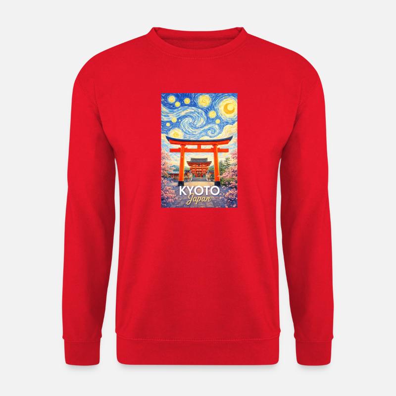 Kyoto Japan - Unisex Pullover - Rot