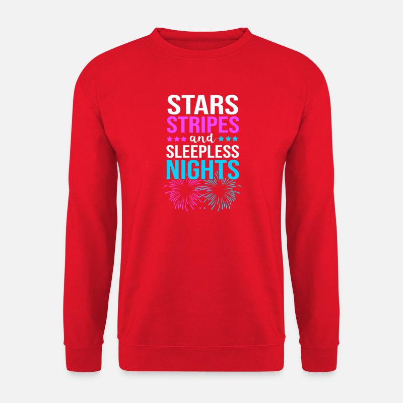 Babyshower juli - Unisex sweater - rød