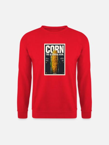 Mais: Das saisonale Symbol - Unisex Pullover - Rot