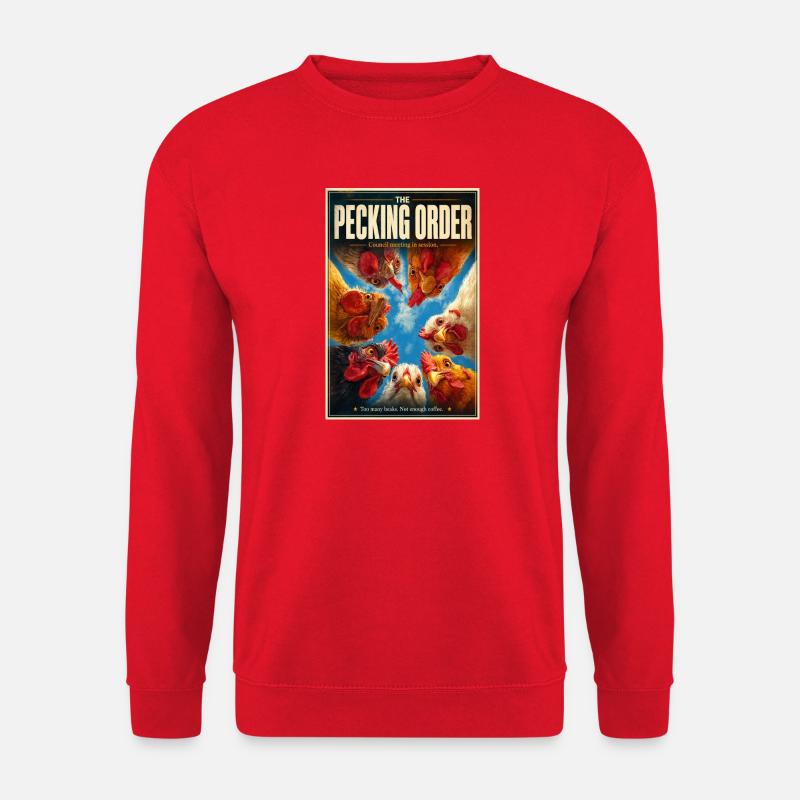 Sitzung des Spitzordnungsrats - Unisex Pullover - Rot