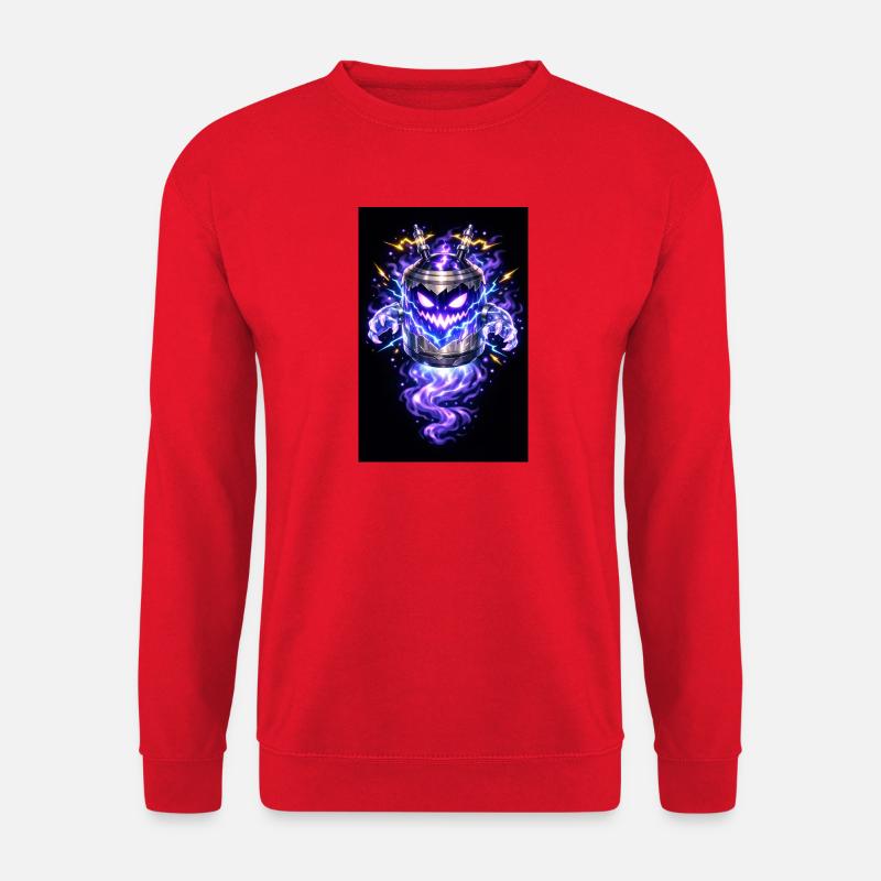 Lightning Pumpkin Demon - Unisex Sweatshirt - red