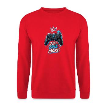 Noch Ein Mal Controller Graffiti - Unisex Pullover - Rot - Vorne - Alina (178cm) & Michal (187cm)