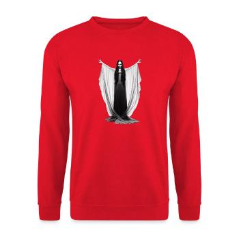 spektral - Unisex Pullover - Rot - Vorne - Alina (178cm) & Michal (187cm)