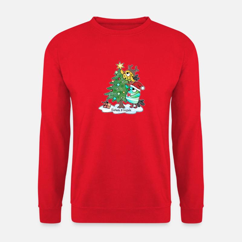 Oh Du Fröhliche - Unisex Pullover - Rot