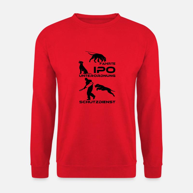 78 IPO ( ehemals VPG) Riesenschnauzer - Unisex Pullover - Rot