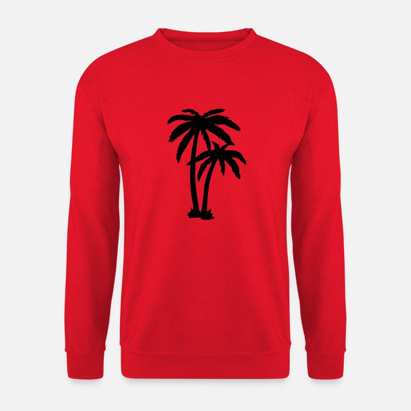 palme_f1 - Unisex Pullover - Rot