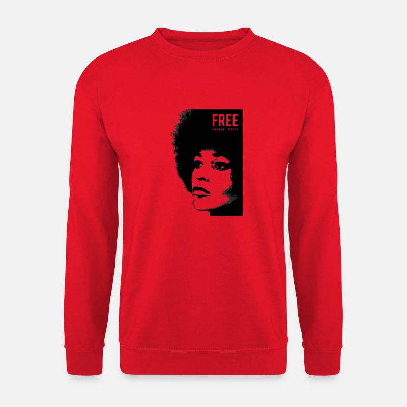 Angela Davis Jersey - Unisex Pullover - Rot