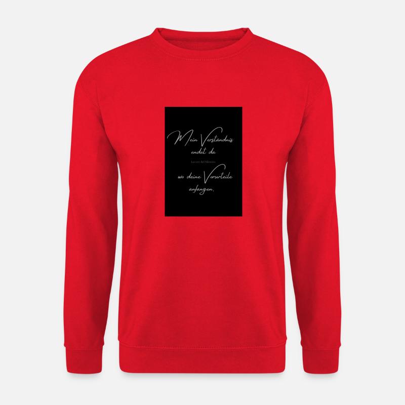 Sprüche - Unisex Pullover - Rot