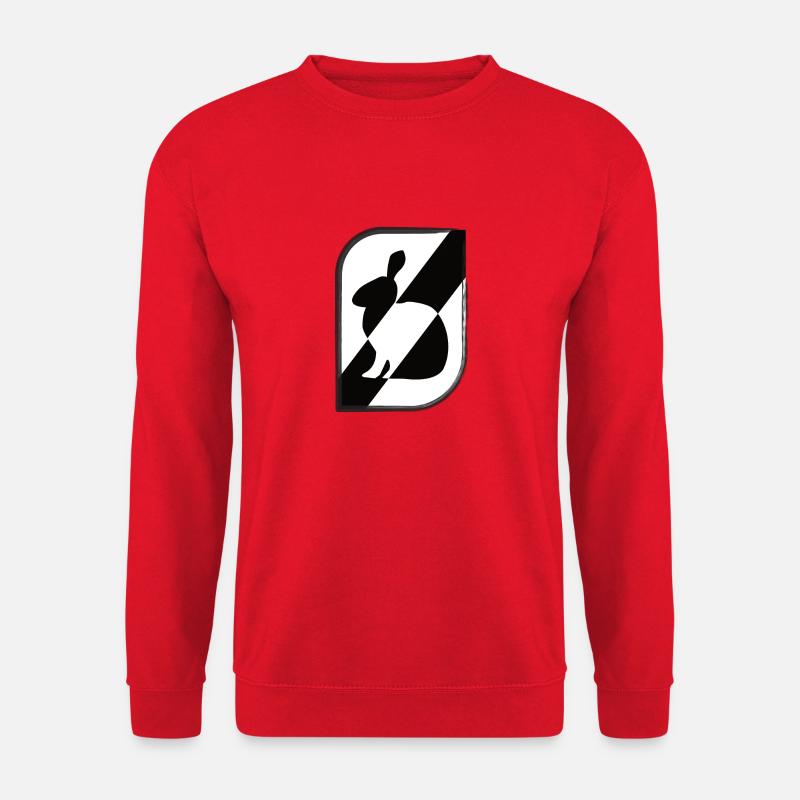 Ostern, Black und White - Unisex Pullover - Rot