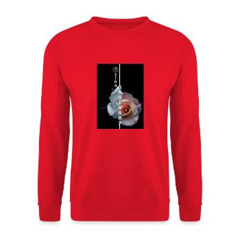 Tattoo Be You Rose Xtra Ordinary 2 - Unisex Sweatshirt - red - Front - Alina (178cm) & Michal (187cm)