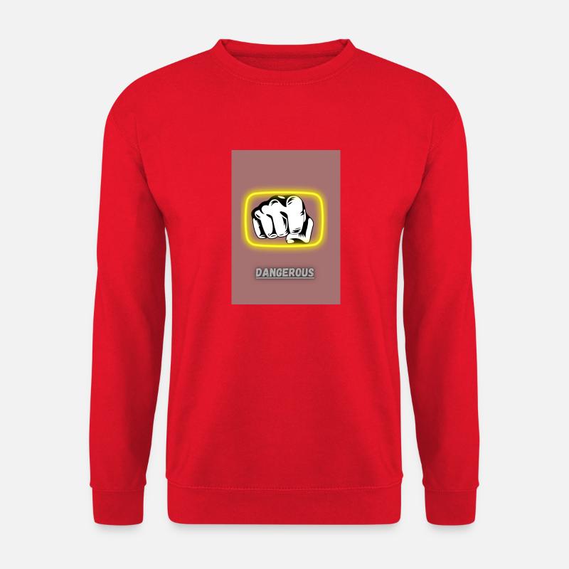 Harnessing Inner Strength: Embracing Satisfaction - Unisex Sweatshirt - red