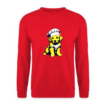 Golden Retriever Restaurateur Chiens Cuisine de chiot - Sweat-shirt Unisexe - rouge - Devant - Alina (178cm) & Michal (187cm)