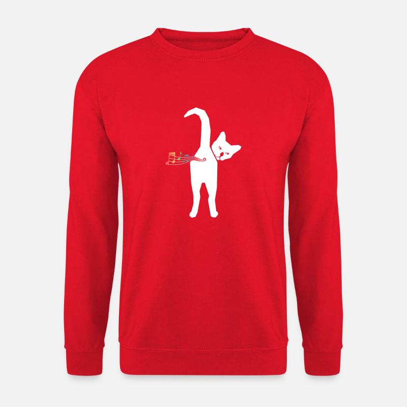 Cat - Unisex Sweatshirt - red