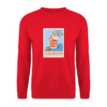 NEGRONI - Unisex Pullover - Rot - Vorne - Alina (178cm) & Michal (187cm)