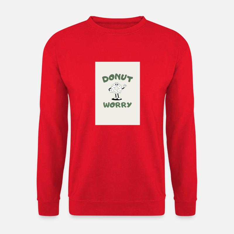 DONUT SORGE - Unisex Pullover - Rot
