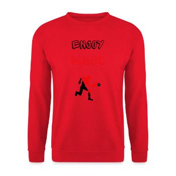 Enjoy Padel - Sweat-shirt Unisexe - rouge - Devant - Alina (178cm) & Michal (187cm)