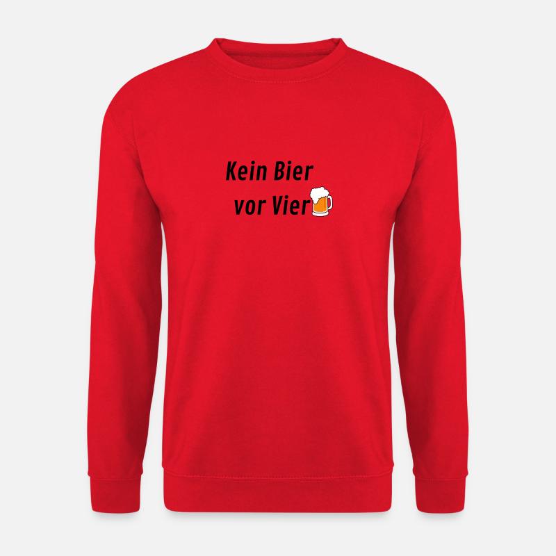 Kein Bier vor Vier - Unisex Pullover - Rot