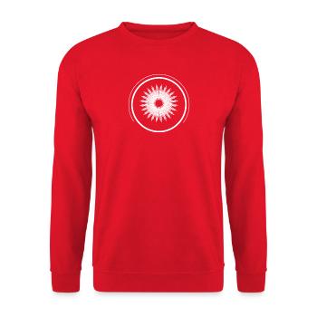 Puissance du Soleil - Sweat-shirt Unisexe - rouge - Devant - Alina (178cm) & Michal (187cm)