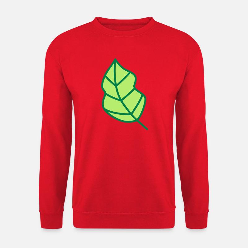 Blatt - Unisex Pullover - Rot